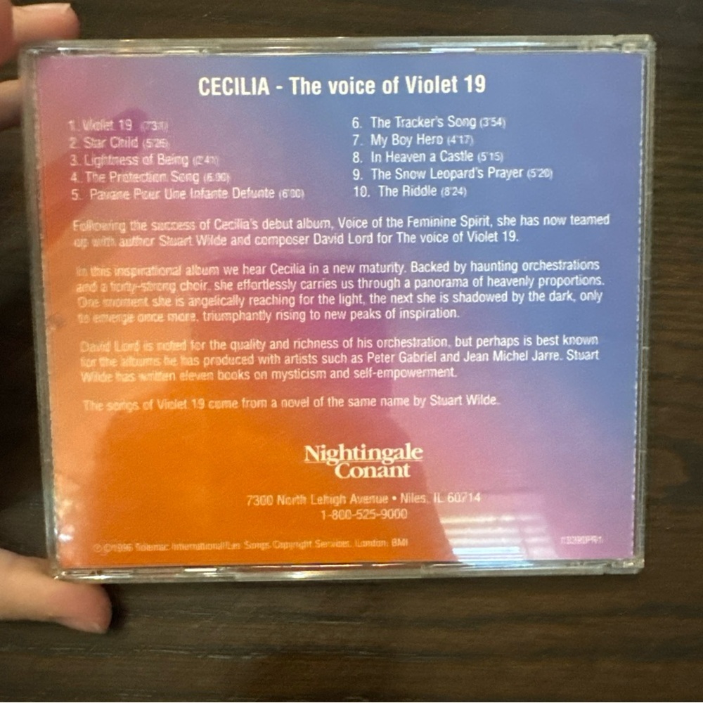 The Voice Of Violet 19 by Cecilia (CD) Tested, Working - Picture 2 of 4